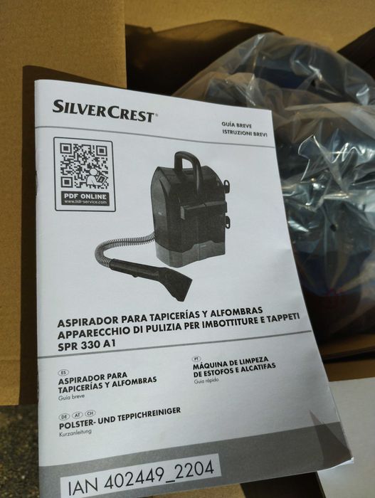 Aspirador lavagem de estofos