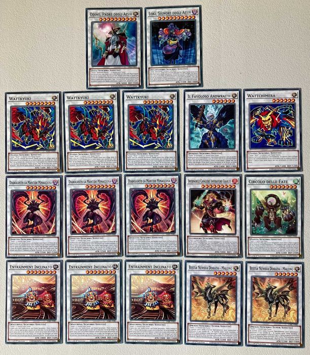 17 Cartas Yu-Gi-Oh! - Synchro - Italiano