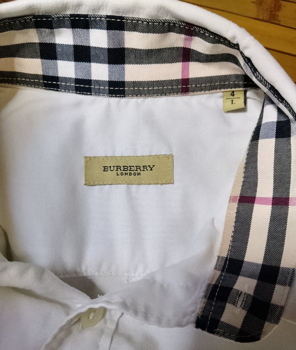 Сорочка Burberry оригінал білого кольору
