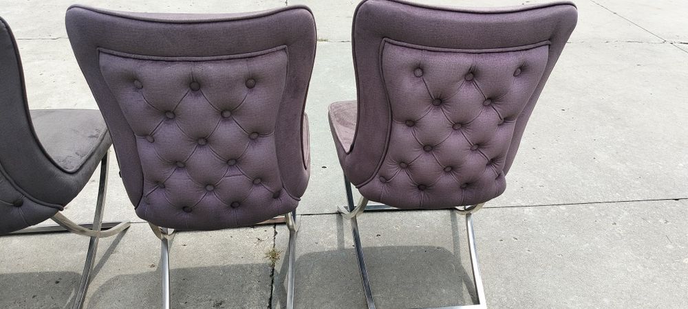Zestaw krzeseł Glamour w stylu Richmond