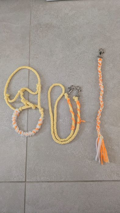 Uwiąz + wodzę + halter dla hobby horse A4