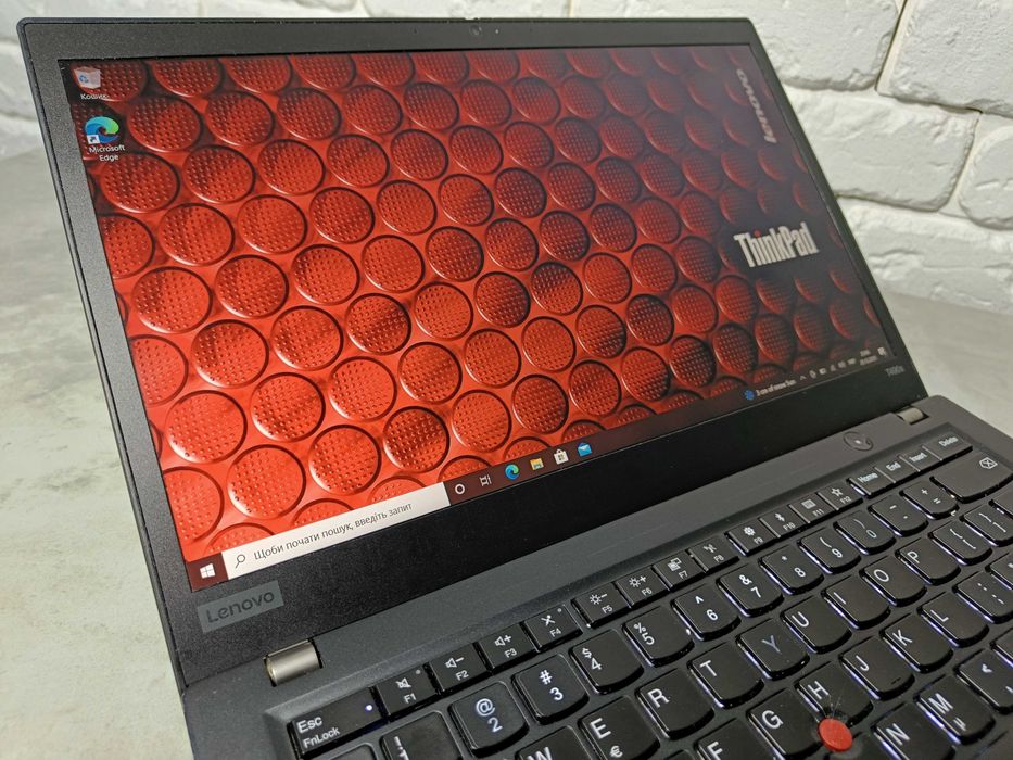 Ноутбук Lenovo T490s FULL HD IPS i7-8665U 16GB DDR4 SSD m2 NVME 256GB