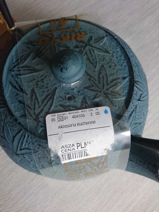 Rikyu Japoński czajnik żeliwny na prezent NOWY! z metką retro dzbanek