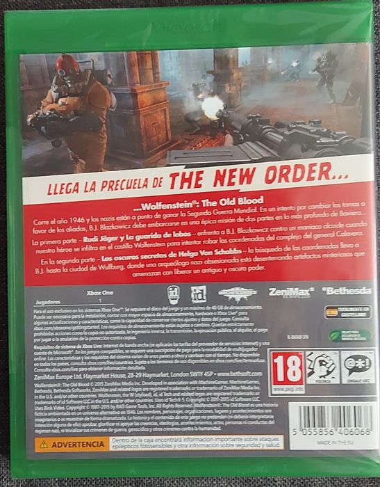 WOLFENSTEIN The Old Blood Xbox One PL