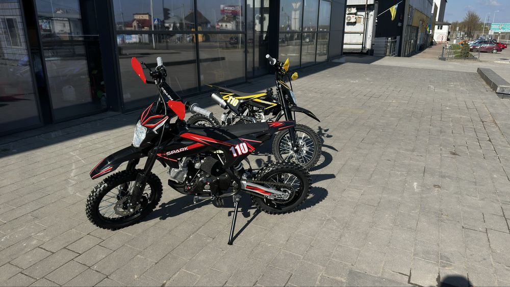 NEW Пітбайк SPARK SP110P-1 Кредит/Розтрочка