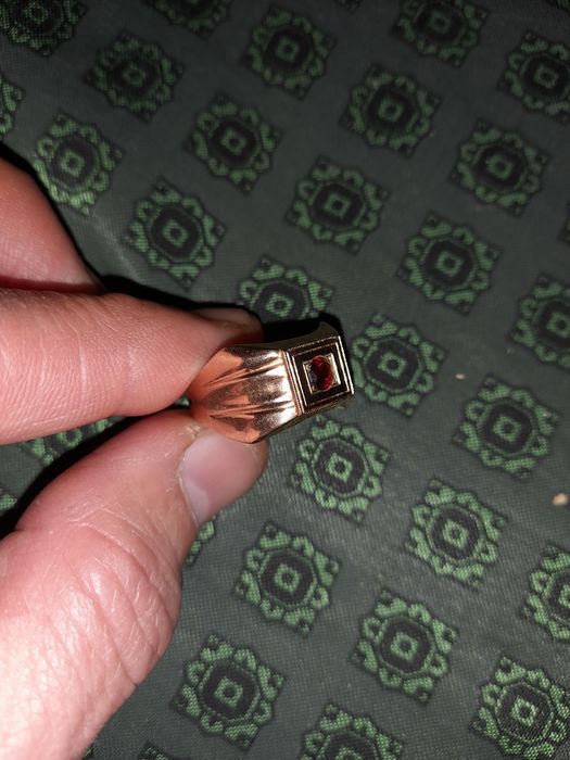 Кольцо мужское ссср 585 проба золото