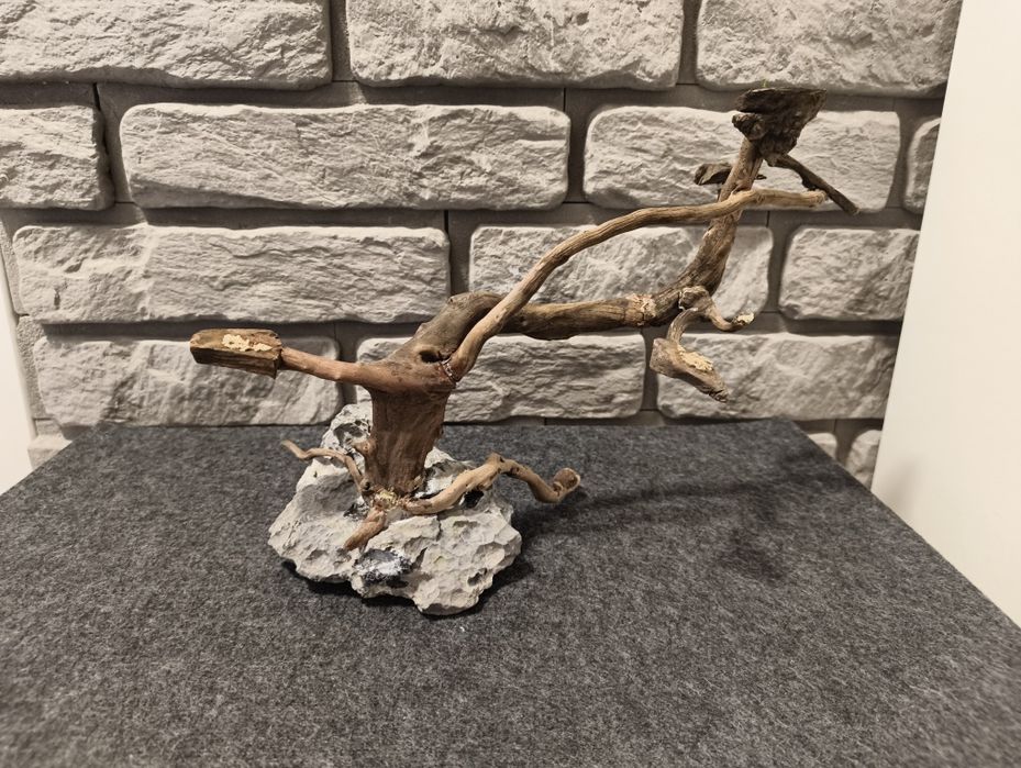 Ozdoby akwariowe drzewka, korzenie, skały