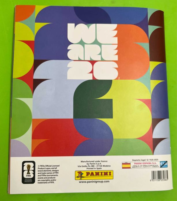 Album Panini da Copa do Mundo da FIFA 2026 COMPLETO + Cromos da Coca-Cola ORIGINAL