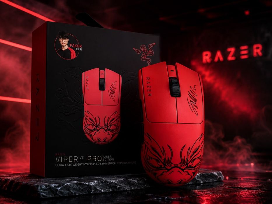 НОВАЯ! Razer Viper V3 Pro Wireless Faker Edition игровая беспроводная мышь