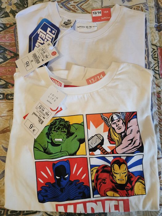 Camisolas da Marvel