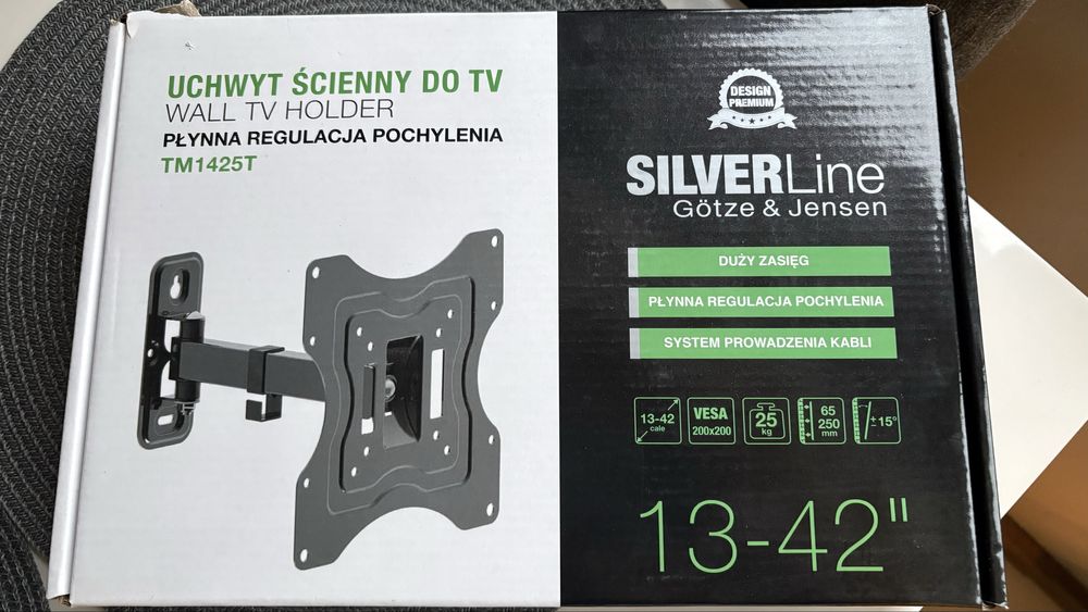 Uchwyt do telewizora od 13 do 42 cale NOWY