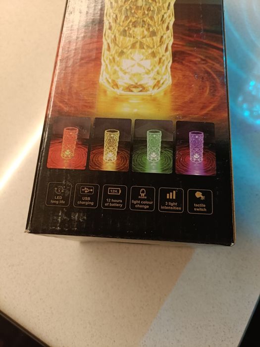Candeeiro led multicolor