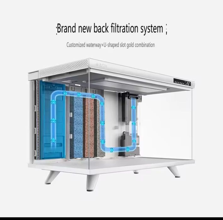 Новий білий Розумний Акваріум Xiaomi Fish Tank 20L білий