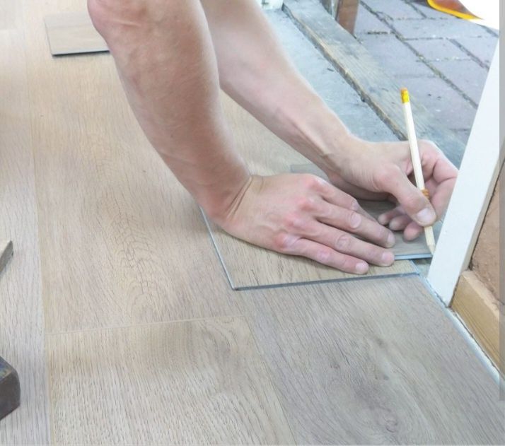 Aplicação Chão flutuante laminado e vinílico click