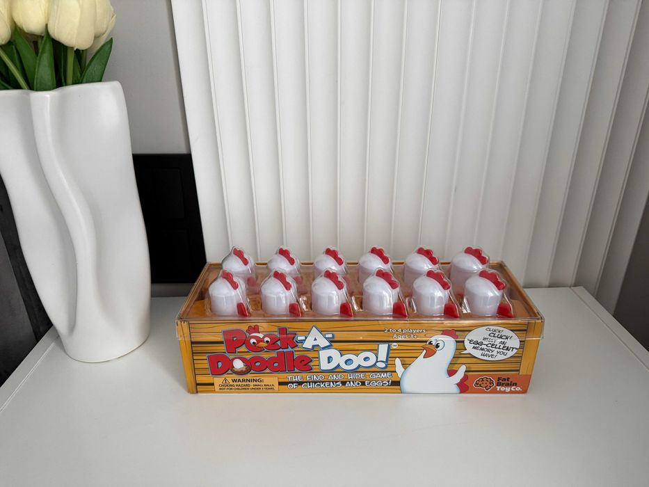 Peek-A-Doodle Doo! Fat Brain Toys Gra Kurnik