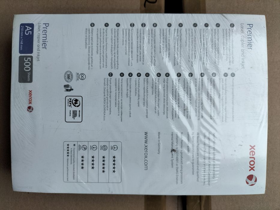 Papier Xerox do drukarki A5