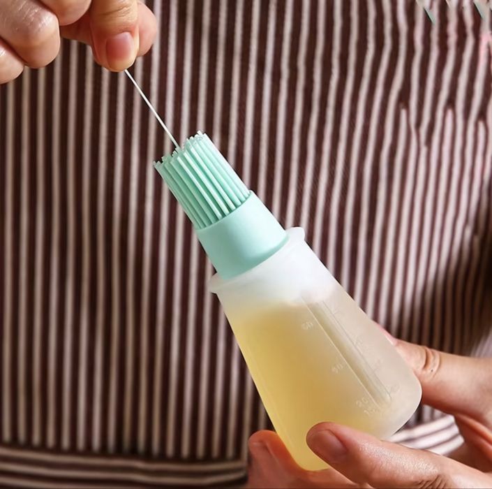 Pote de Silicone para Cozinha e Churrasco com Medidor Integrado