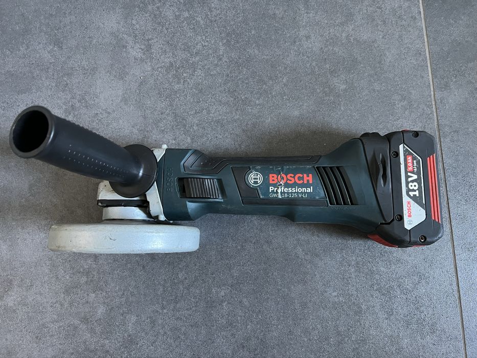 Акум. Болгарка Bosch GWS 18-125 V-Li +АКБ 5.0Ah