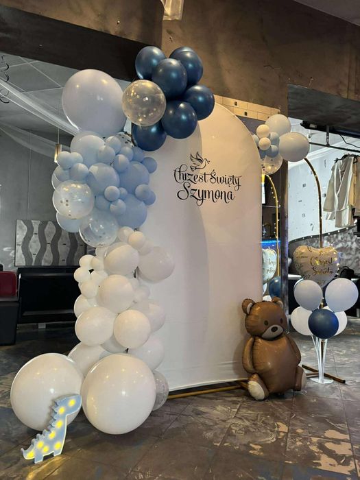 Ścianki z balonów - dekoracje na każdą okazję (wesela, chrzciny, 18)