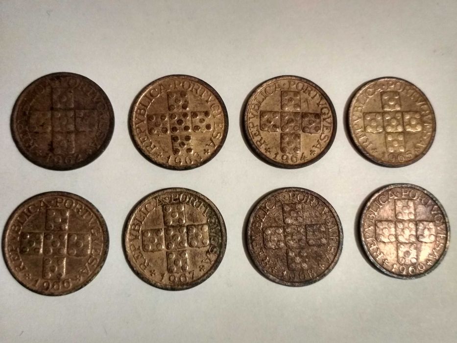 Moedas X Centavos - 1962/1963/1964/1965/1966/1967/1968/1969