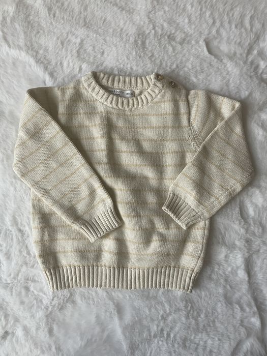 Sweter dziecięcy w paski Fox &Bunny
