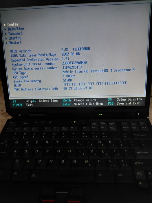 Ibm thinkpad T30