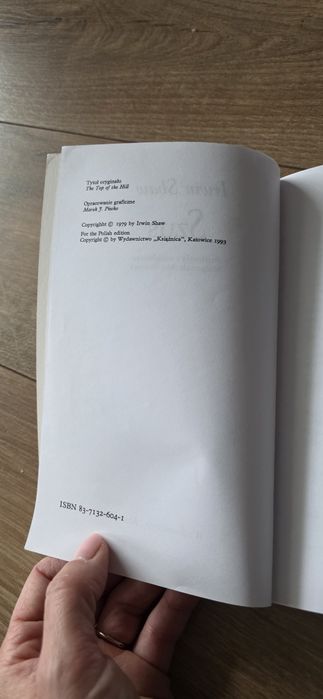 Książka Szus Irwin Shaw