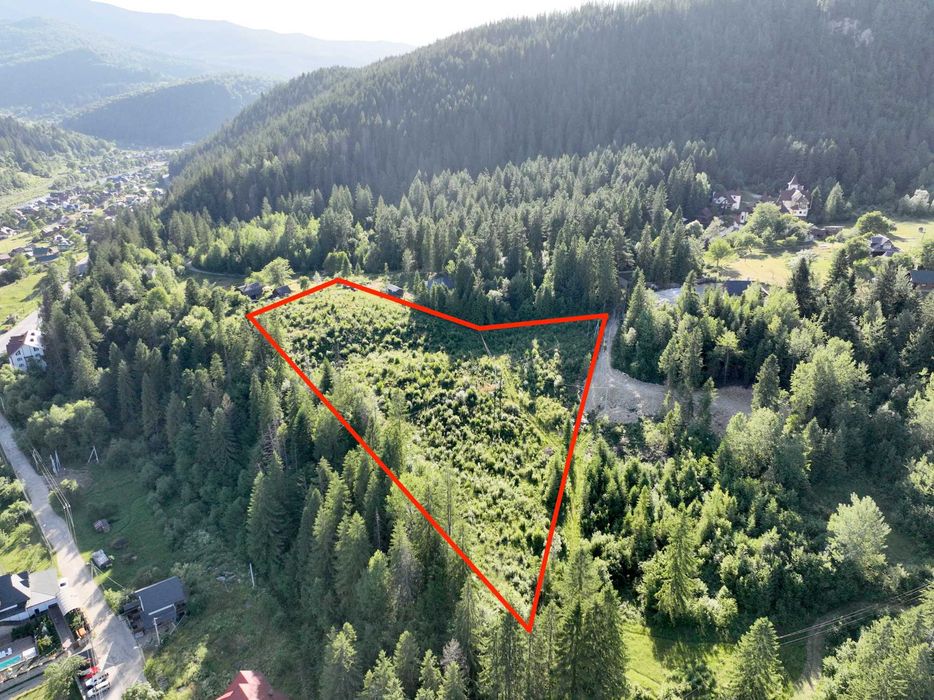 Земельна ділянка 130 соток, м.Яремче (Хижки), поділ від 0,10 га