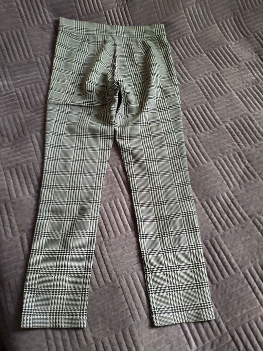 Nowe spodnie damskie w kratę r. 38/30 M