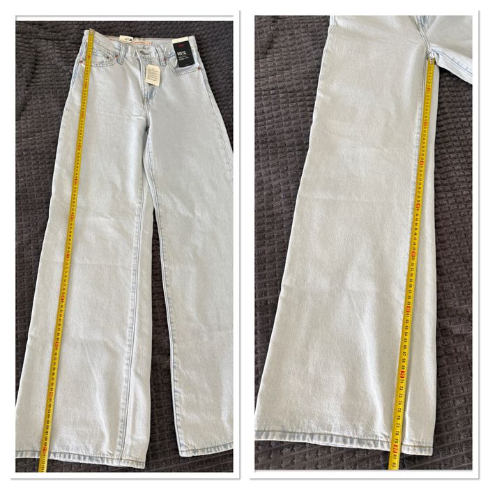 Джинси джинсы Levi’s ribcage wide leg 25р.