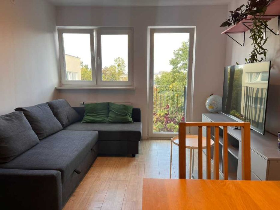 Mieszkanie 3 pokoje 48,5 m2 - Bielany, Literacka, po remoncie, umeblowane