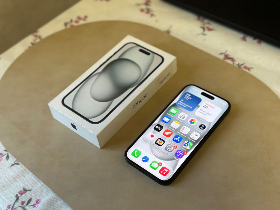 IPhone 15 - 128Gb Black Neverlock Ідеальний Стан