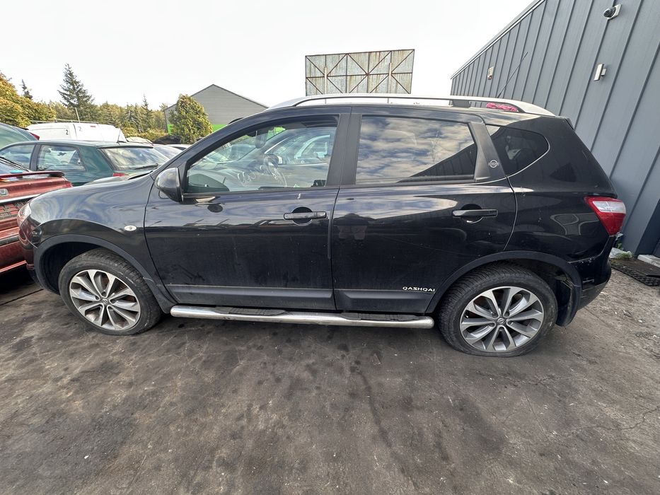 Części Nissan Qashqai 2011 r Anglik, Maska Lampa Błotnik Zderzak Przód