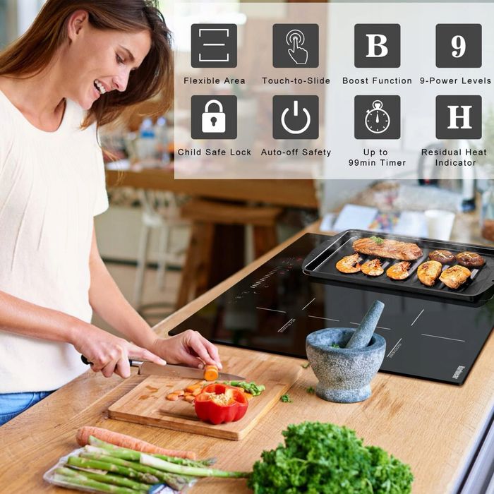 Placa de Indução Karinear KNI-603S1 7200W Flexi Zone [NOVO]