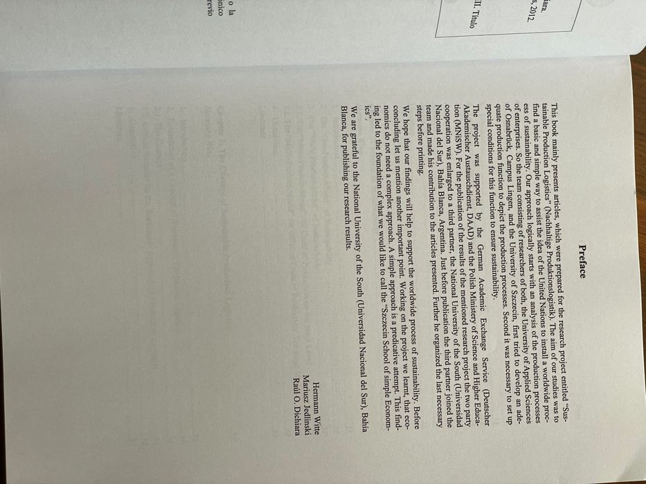 Sustainable logistics Book