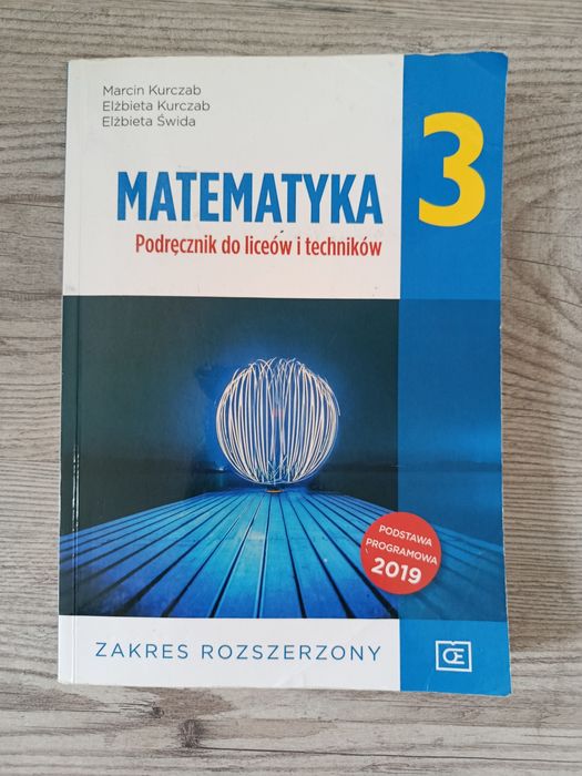 Matematyka 3 podręcznik zakres rozszerzony