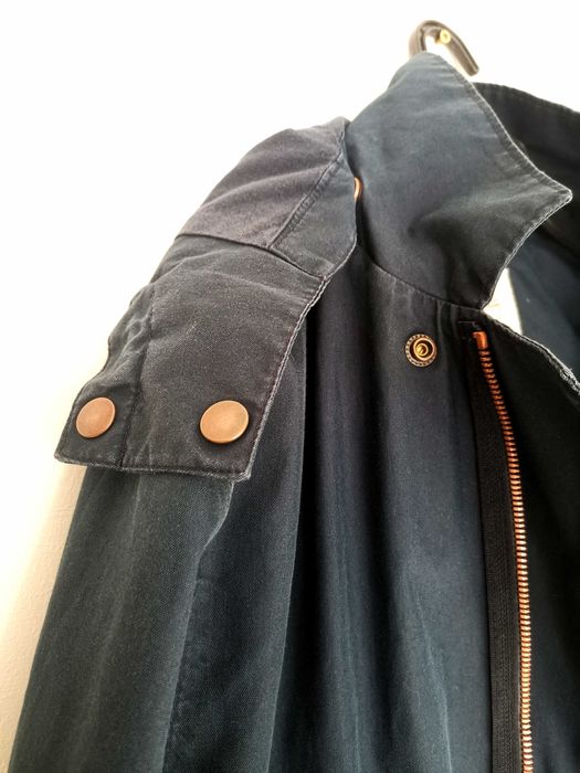 Casaco TIMBERLAND Dryvent azul escuro capuz e fecho correr M