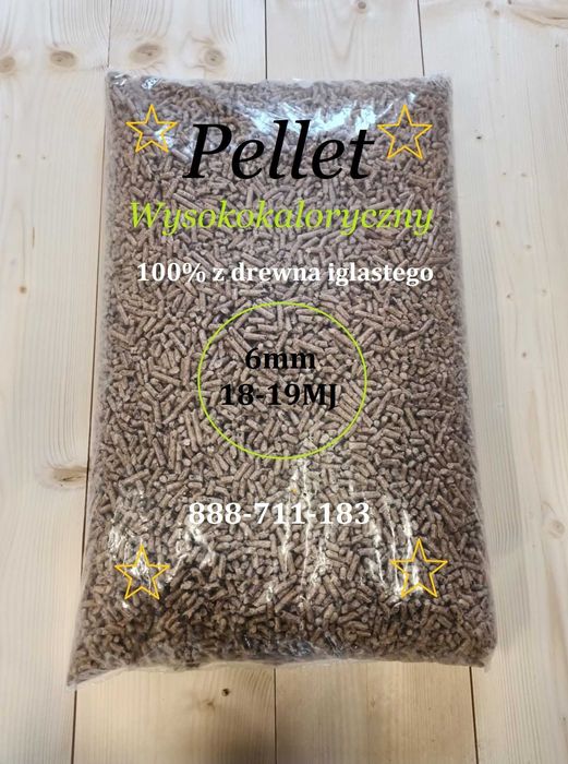 Pellet drzewny iglasty 6mm pelet świerk/sosna Transport winda-wózek !