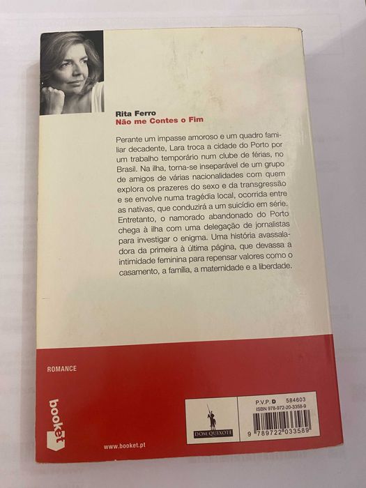 Livro da escritora Rita Ferro