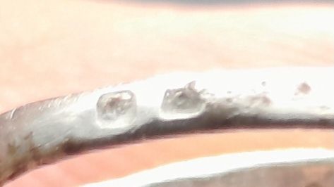 Anel prata e ouro art deco