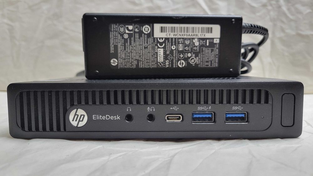 Компьютер ПК HP EliteDesk 800 G2 65W 8/240Gb SSD WiFi i5-6600 неттоп