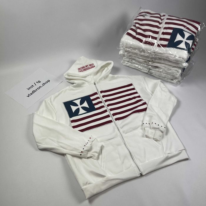 Zip-Hoodie USA balenciaga, numbernine, LGB, LGB, archive, opium