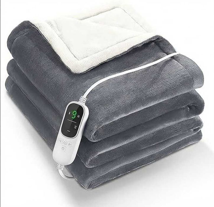 Електроковдра двоспальна з підігрівом,  9 реж. Таймер,12міс. гарантія