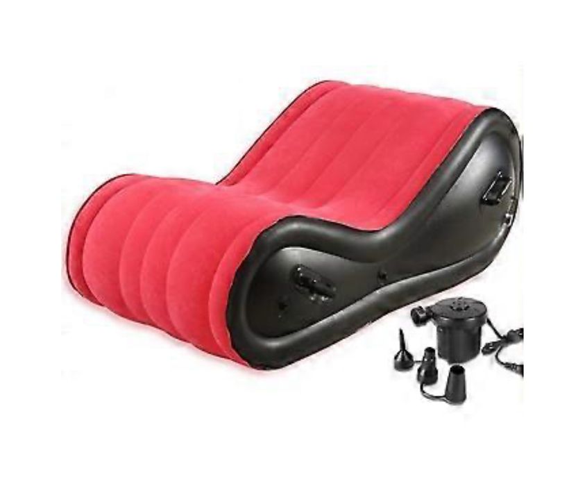 Dmuchany fotel + pompka elektryczna