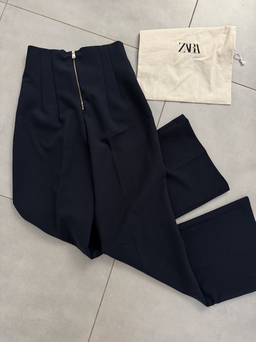 Zara spodnie S z wysokim stanem nowe