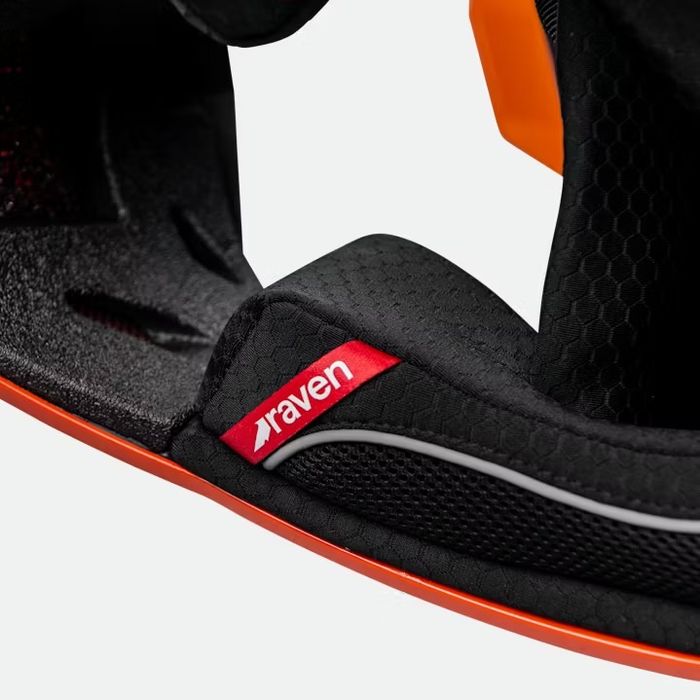 Кросовий мотошолом Raven Onyx Orange