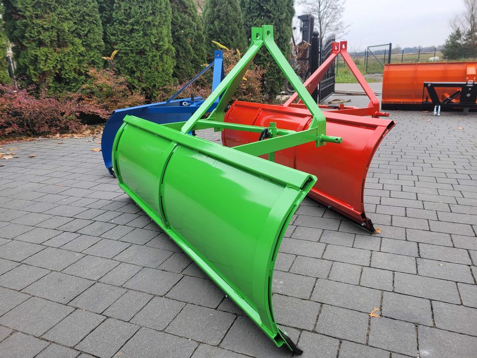 Pług do śniegu od 1.5m do 2.0m na tył ciągnika lub mini traktorka 2w1