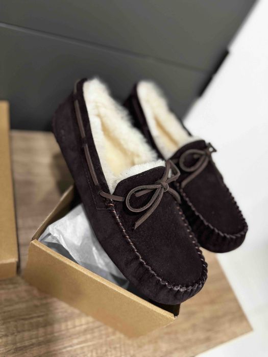 Ugg Tasman Угг шоколад лоферы-мокасины