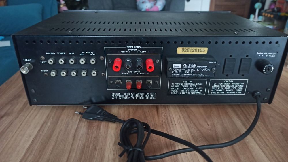 Sansui AU 2900 po servisie