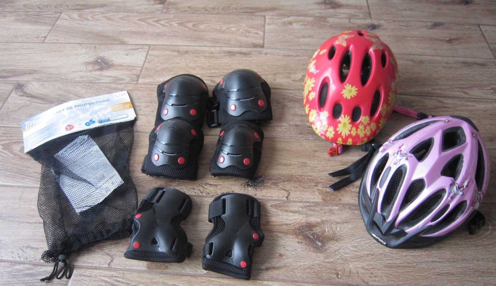 Ochraniacze i kaski - 2 szt